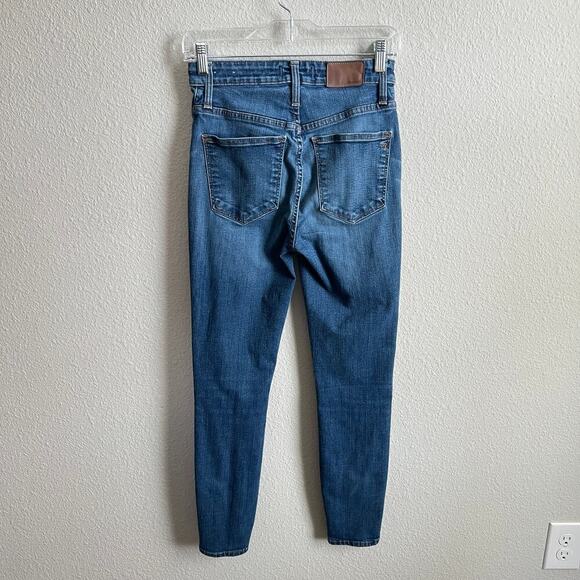 Madewell Curvy High Rise Skinny Jeans Women's 27 Moreaux Medium Wash Stretch - Picture 3 of 7